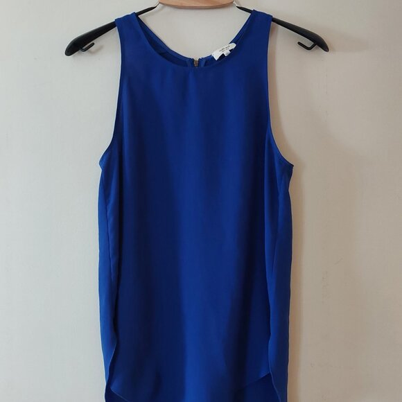 Aritizia Lot Sz S Babaton & Wilfred Camisole Sleeveless Top Silk Sevres Warren - Picture 3 of 4